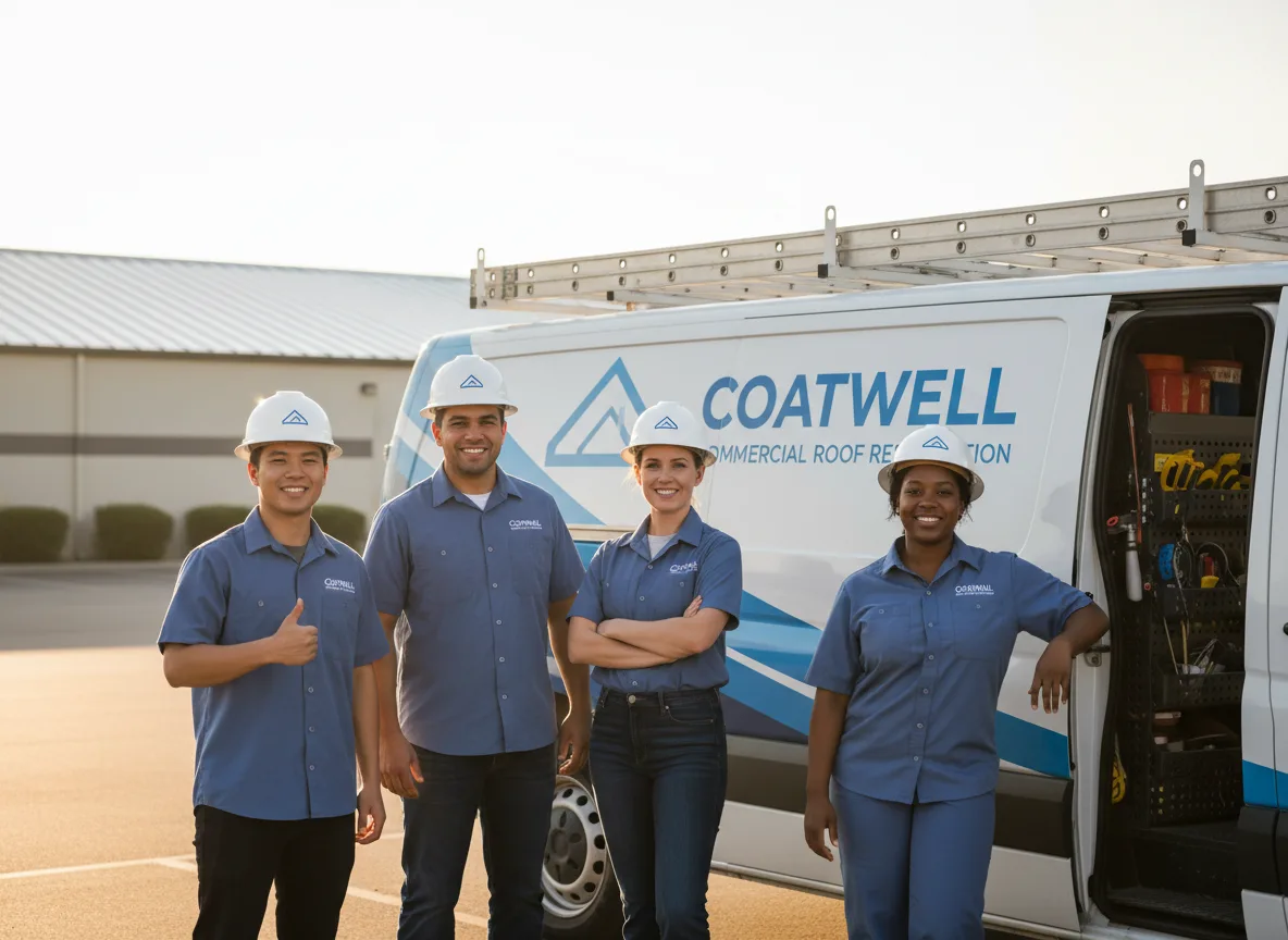 Commercial roof coating company in Eros, LA